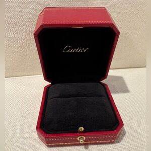 Authentic Cartier Ring Box | Red Gold Logo
